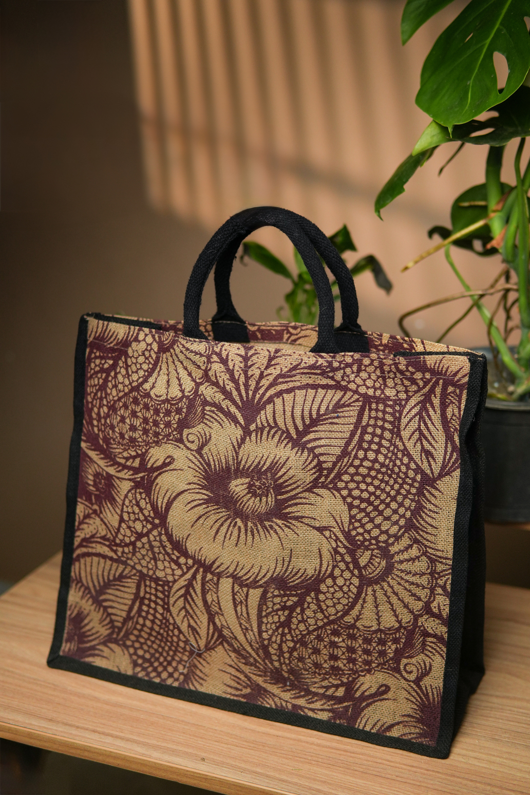 Printed design Jute Bag