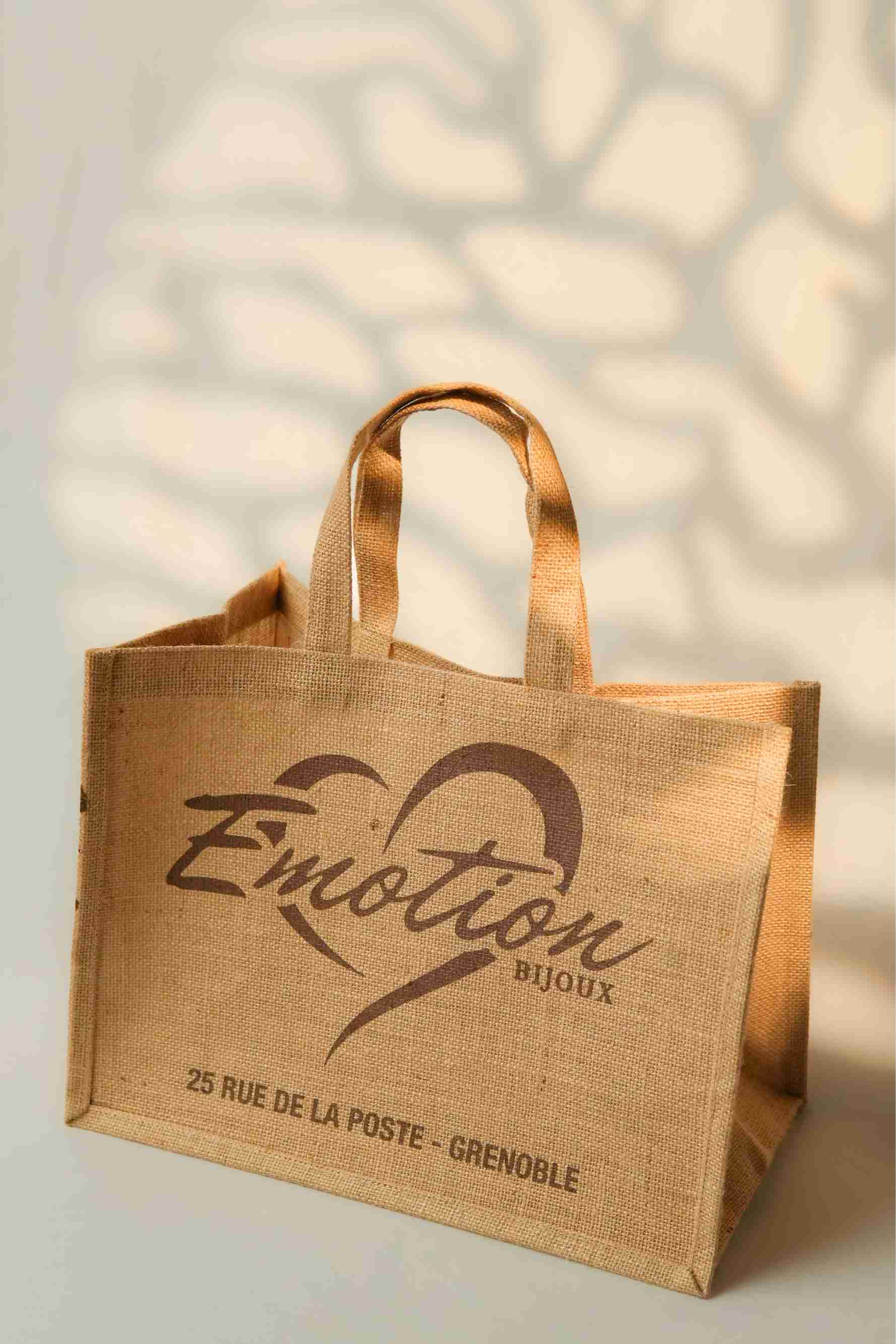 Printed Natural Jute Bag ( Promotional)