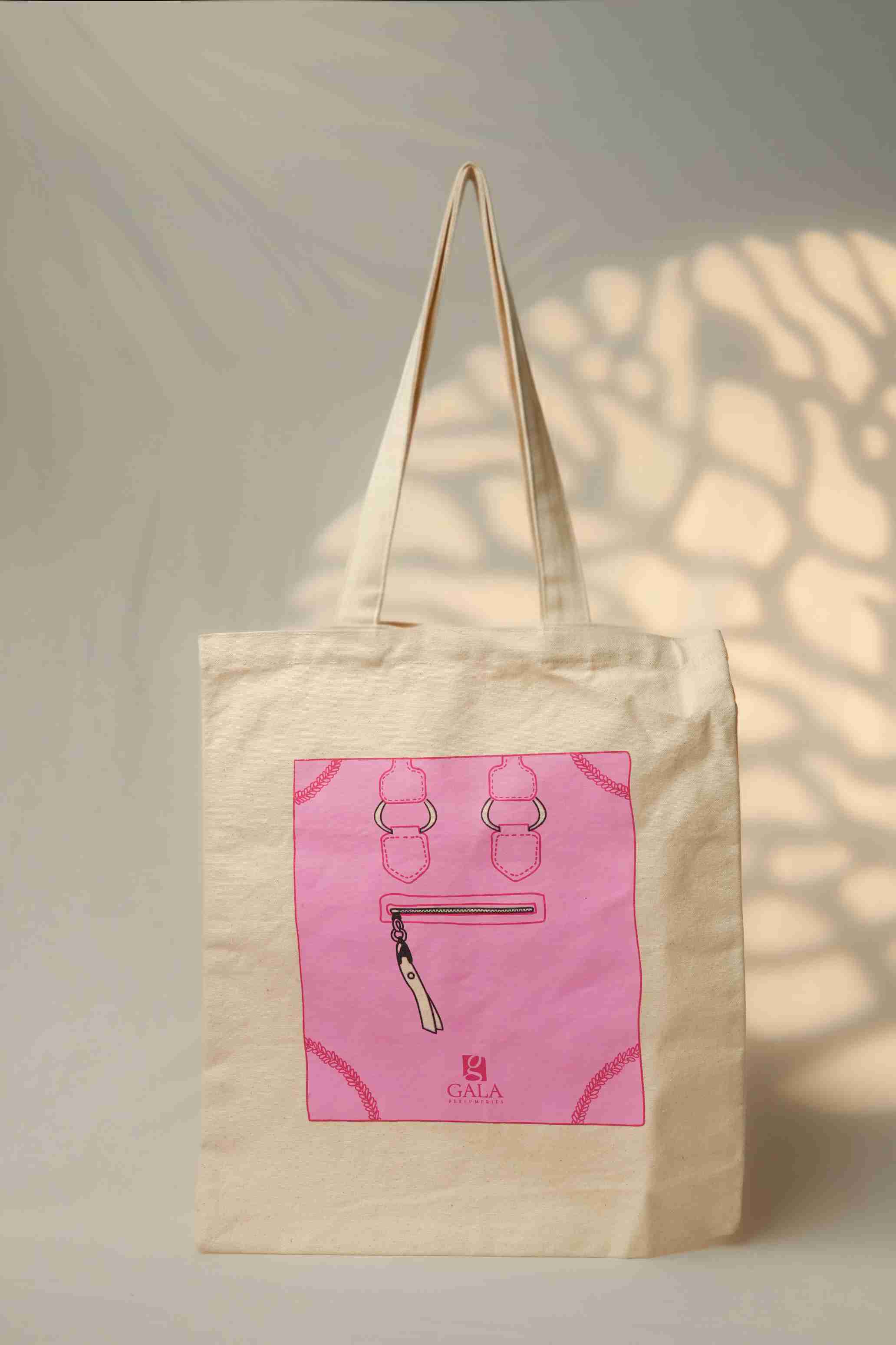 10 oz natural print Bag