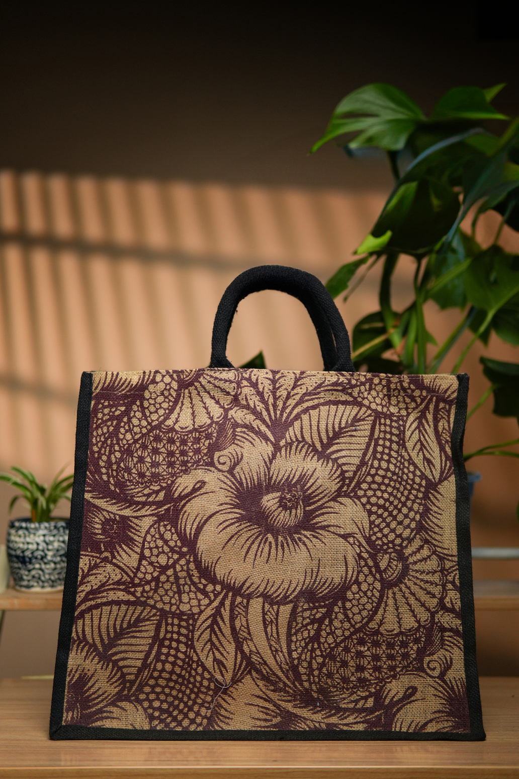 Printed design Jute Bag